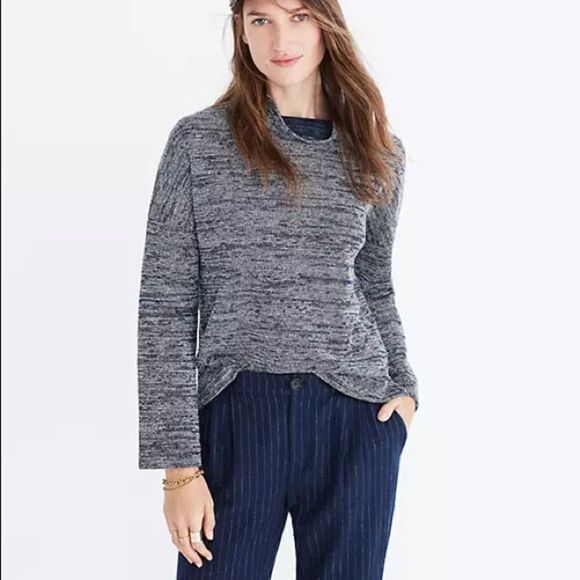 đť…şMADEWELL Sz XS Mockneck Pullover Top - Picture 6 of 8